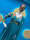 LG 1817 Heavy Chinon Alia Cut Readymade Suits Wholesale Price In Surat